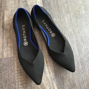 Rothys Black Solid Sz 10